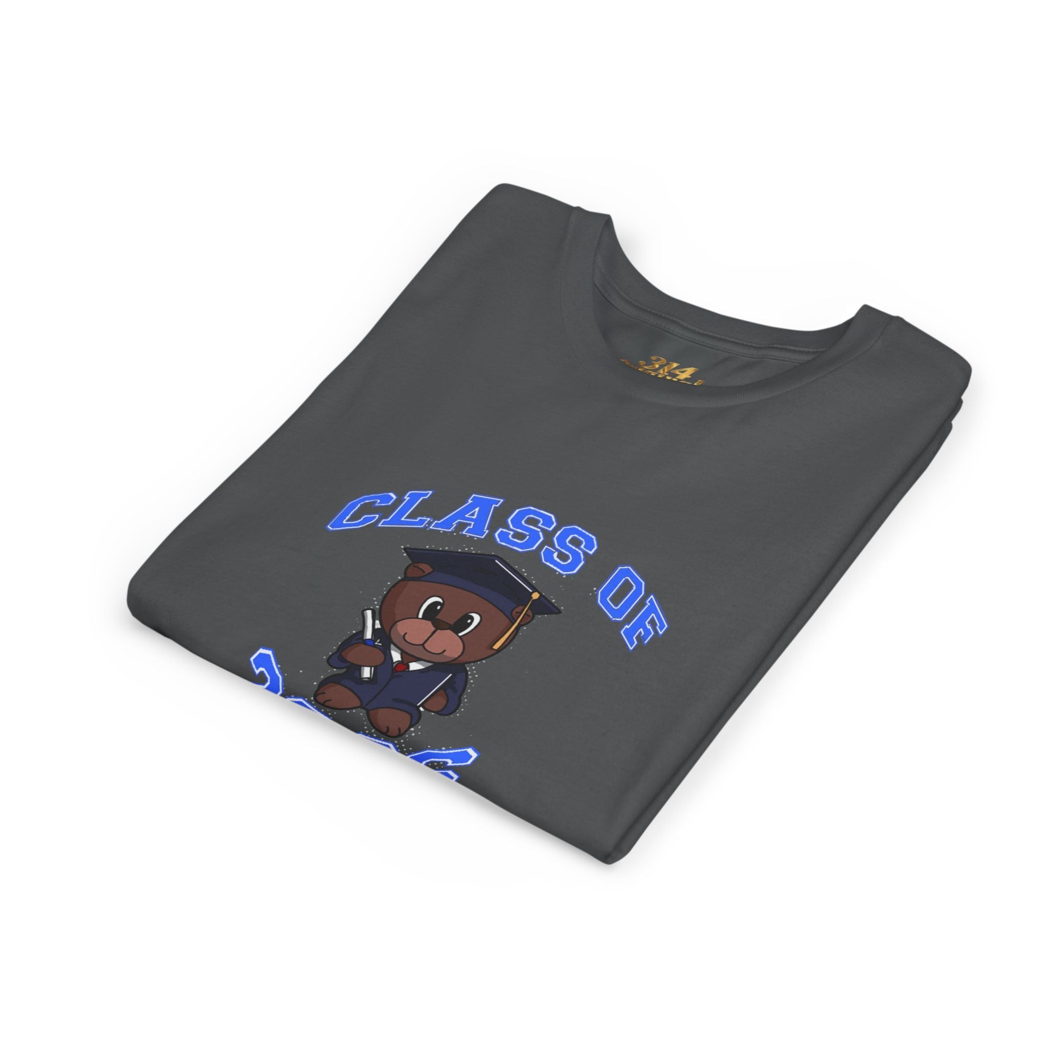 Class of 2026 Kids Graduation T‑Shirt — Cute Graduate Bear Youth Tee - 314 Originals
