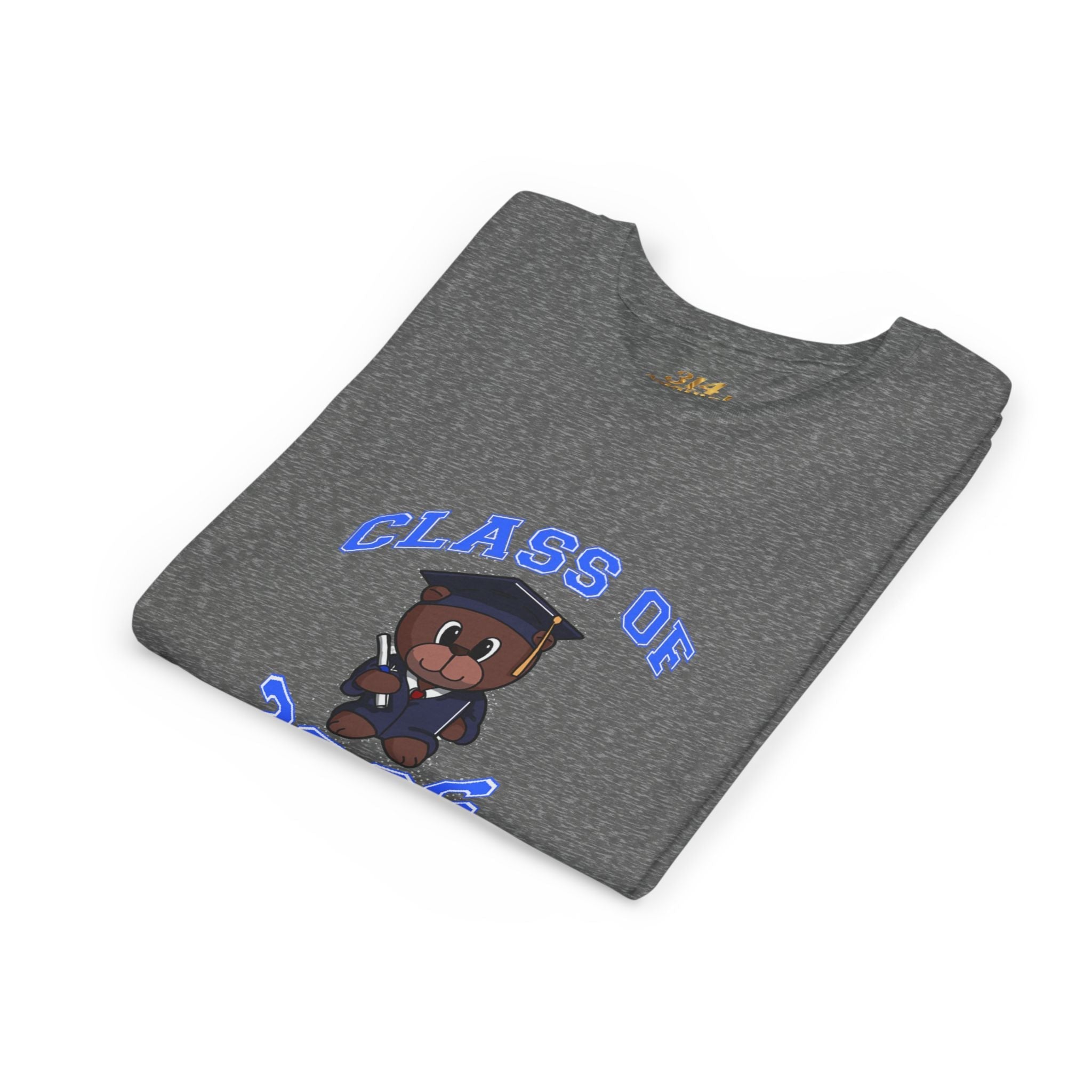 Class of 2026 Kids Graduation T‑Shirt — Cute Graduate Bear Youth Tee - 314 Originals