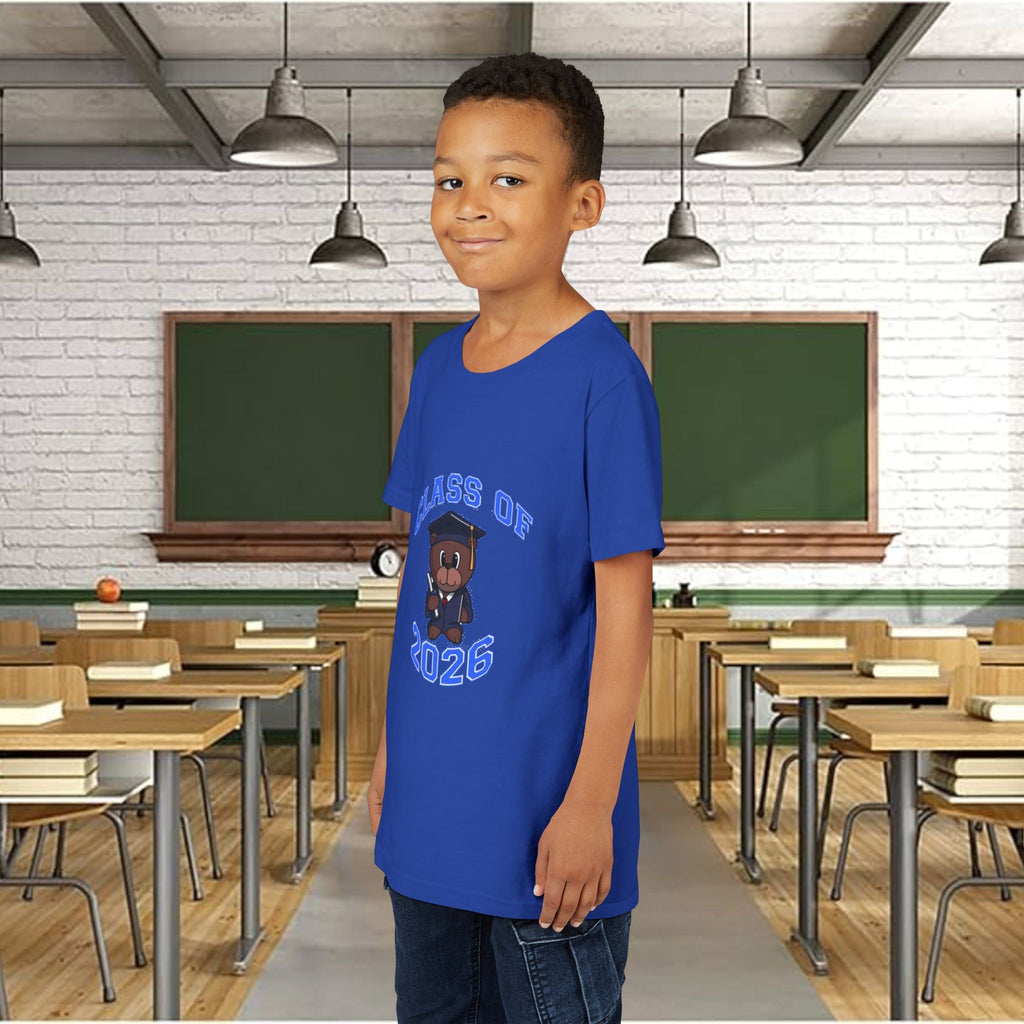 Class of 2026 Kids Graduation T‑Shirt — Cute Graduate Bear Youth Tee - 314 Originals