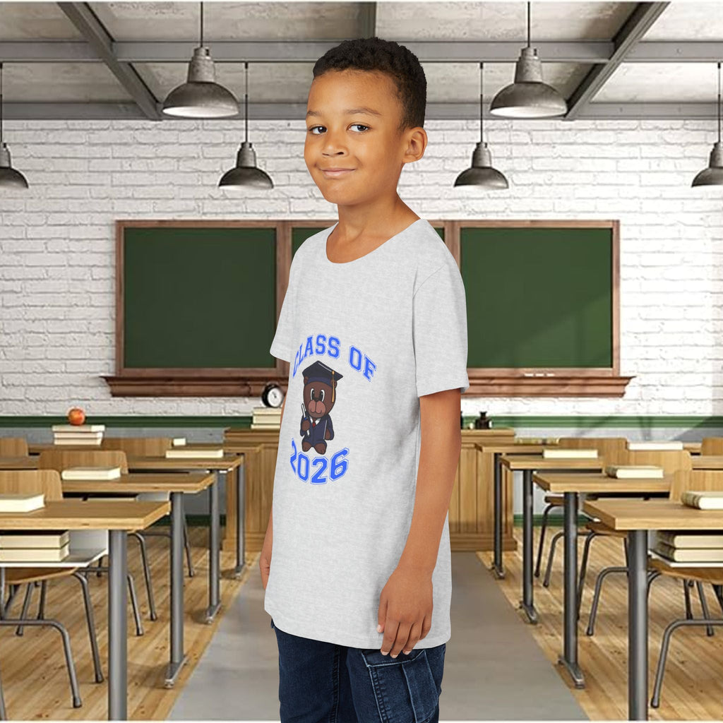 Class of 2026 Kids Graduation T‑Shirt — Cute Graduate Bear Youth Tee - 314 Originals