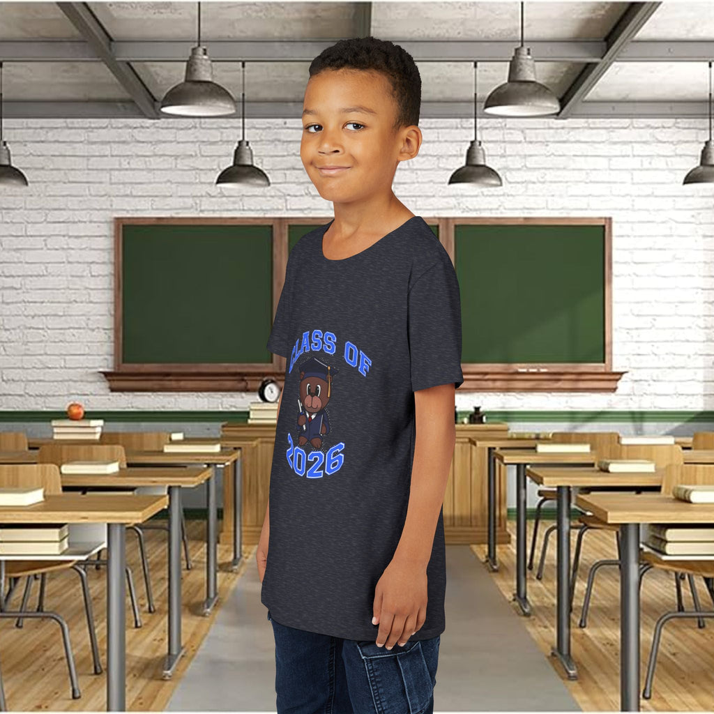 Class of 2026 Kids Graduation T‑Shirt — Cute Graduate Bear Youth Tee - 314 Originals