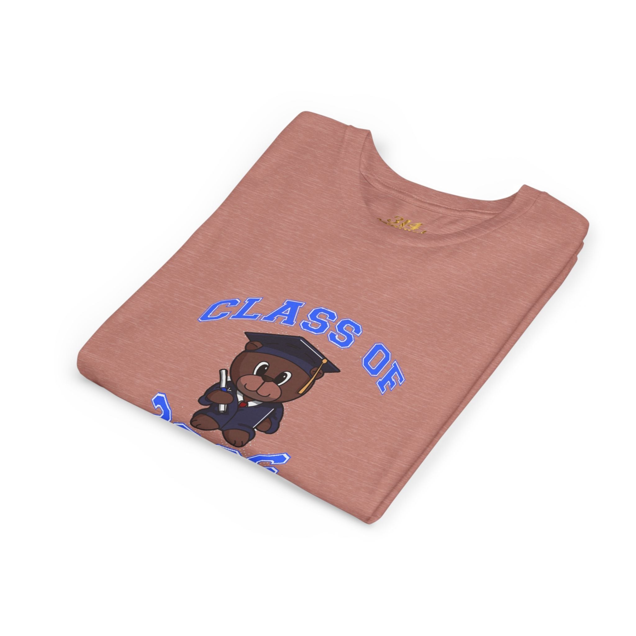 Class of 2026 Kids Graduation T‑Shirt — Cute Graduate Bear Youth Tee - 314 Originals