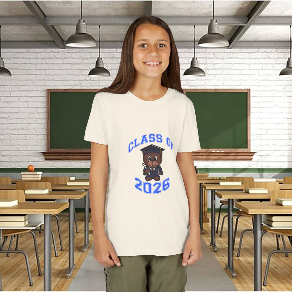 Class of 2026 Kids Graduation T‑Shirt — Cute Graduate Bear Youth Tee - 314 Originals