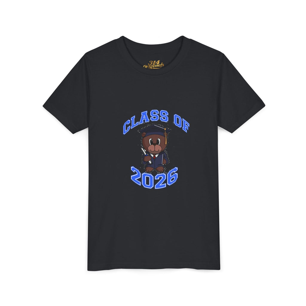 Class of 2026 Kids Graduation T‑Shirt — Cute Graduate Bear Youth Tee - 314 Originals