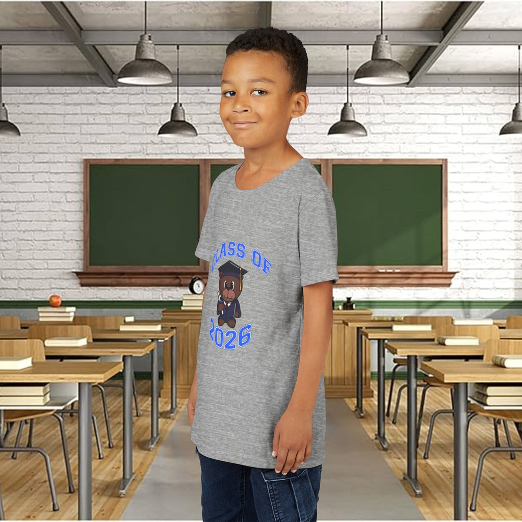 Class of 2026 Kids Graduation T‑Shirt — Cute Graduate Bear Youth Tee - 314 Originals