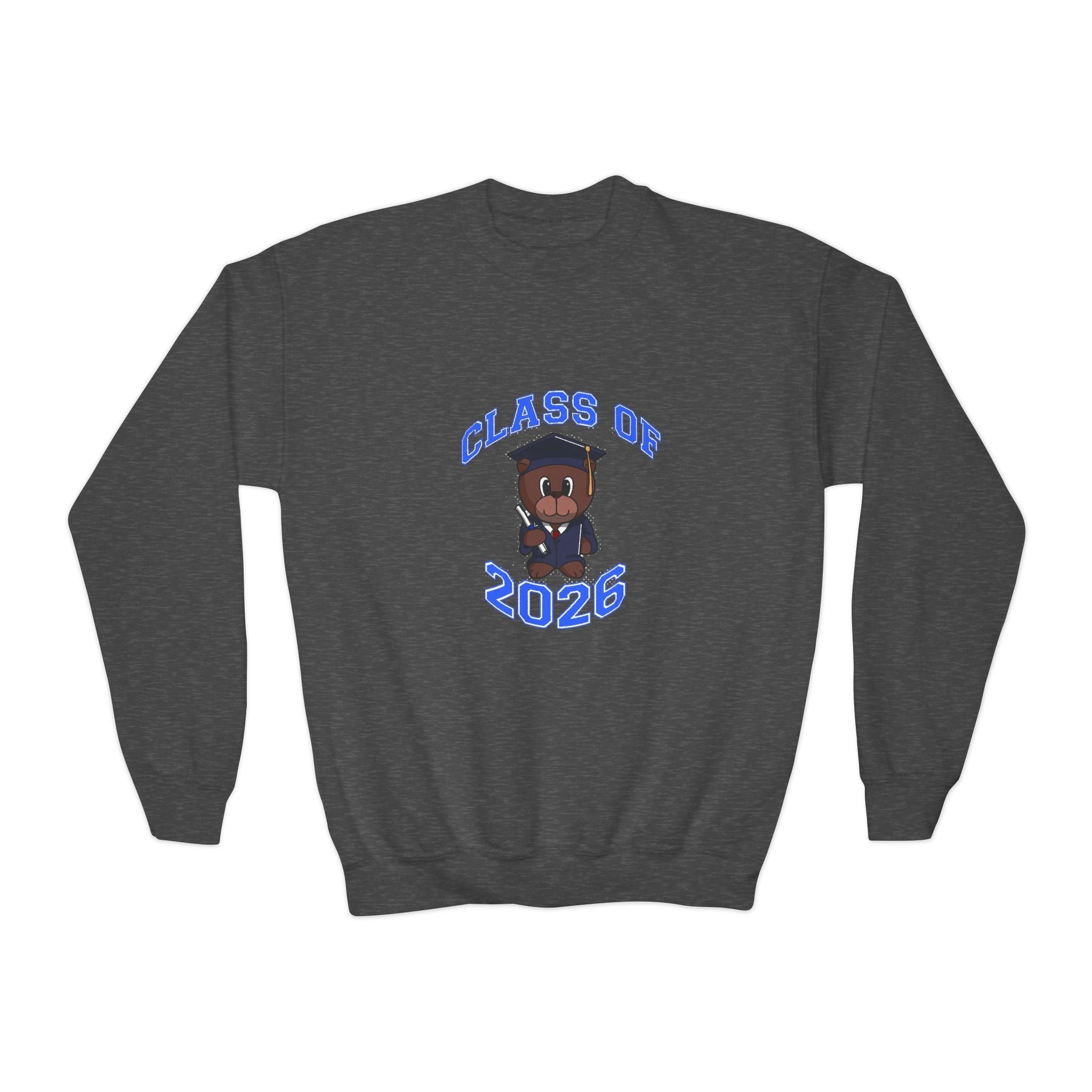 Class of 2026 Youth Crewneck Sweatshirt – Graduation Bear Design - 314 Originals