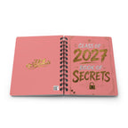 Class of 2027 Book of Secrets Spiral Journal - Pink - 314 Originals