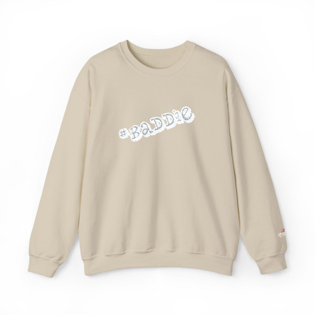 Cloud Script Crewneck Sweatshirt — White Script Logo Cozy Pullover - 314 Originals