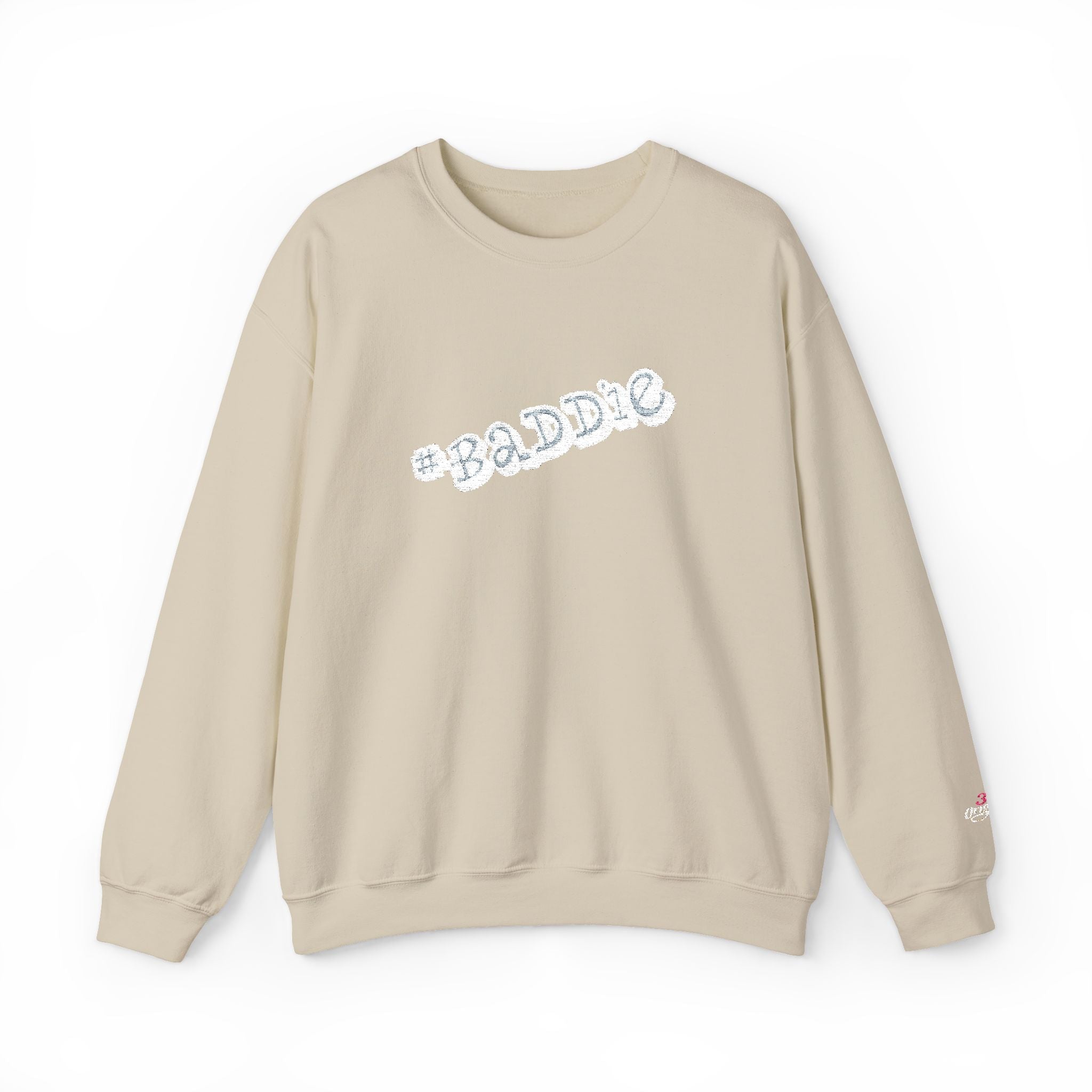 Cloud Script Crewneck Sweatshirt — White Script Logo Cozy Pullover - 314 Originals