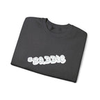 Cloud Script Crewneck Sweatshirt — White Script Logo Cozy Pullover - 314 Originals