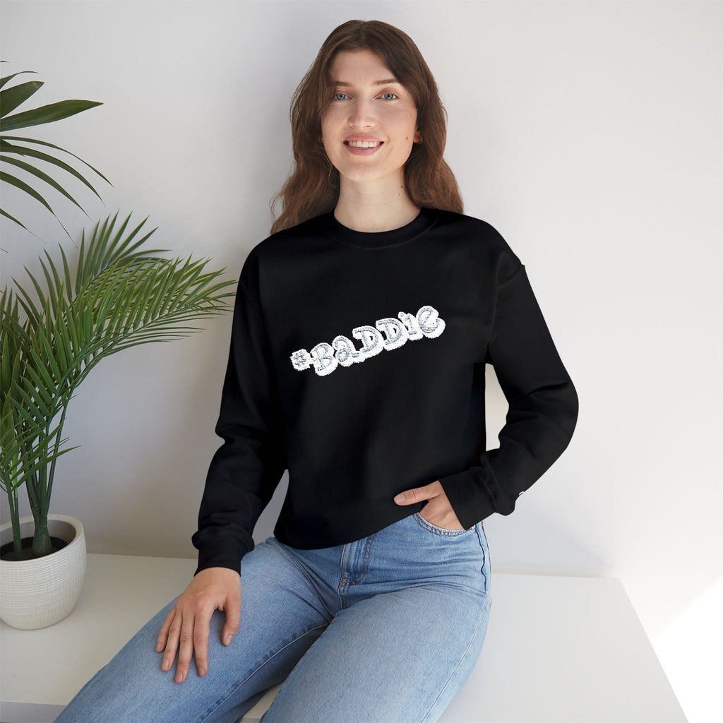 Cloud Script Crewneck Sweatshirt — White Script Logo Cozy Pullover - 314 Originals