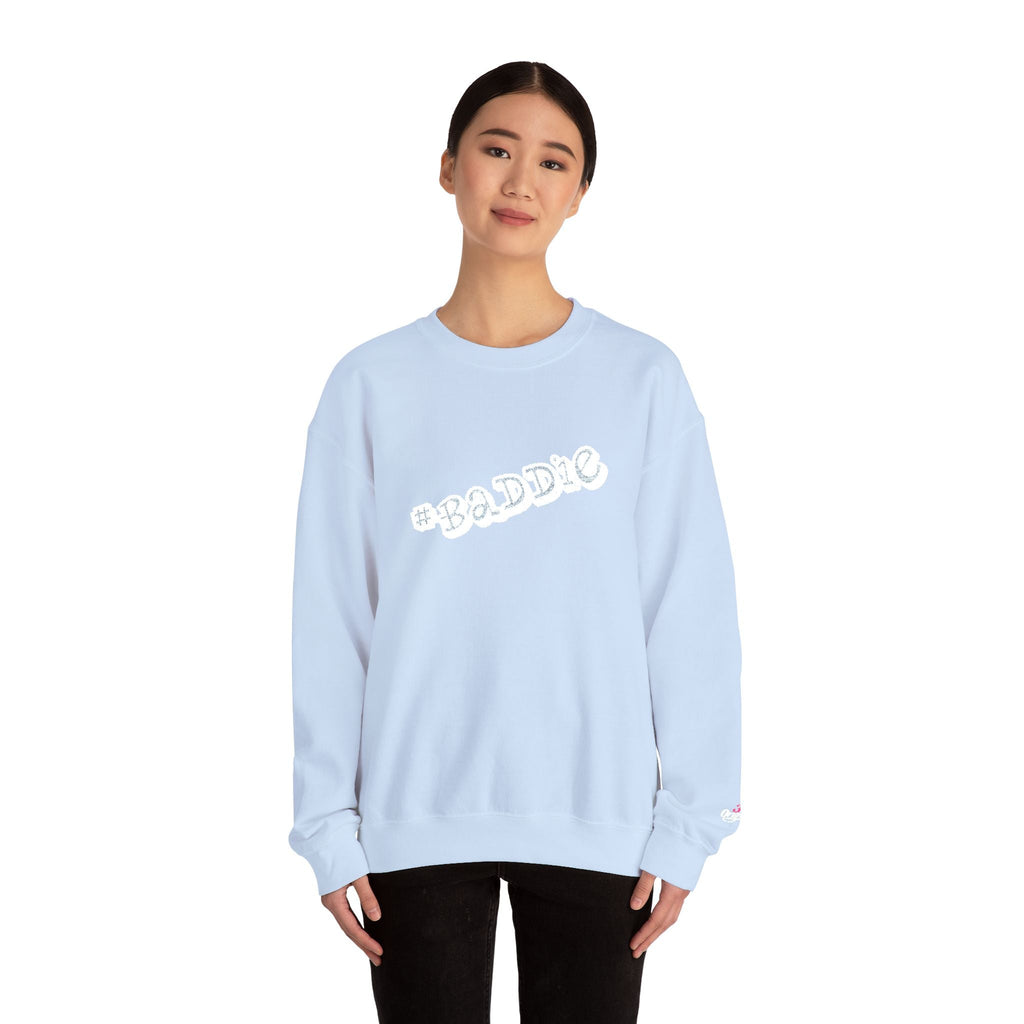 Cloud Script Crewneck Sweatshirt — White Script Logo Cozy Pullover - 314 Originals