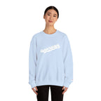 Cloud Script Crewneck Sweatshirt — White Script Logo Cozy Pullover - 314 Originals