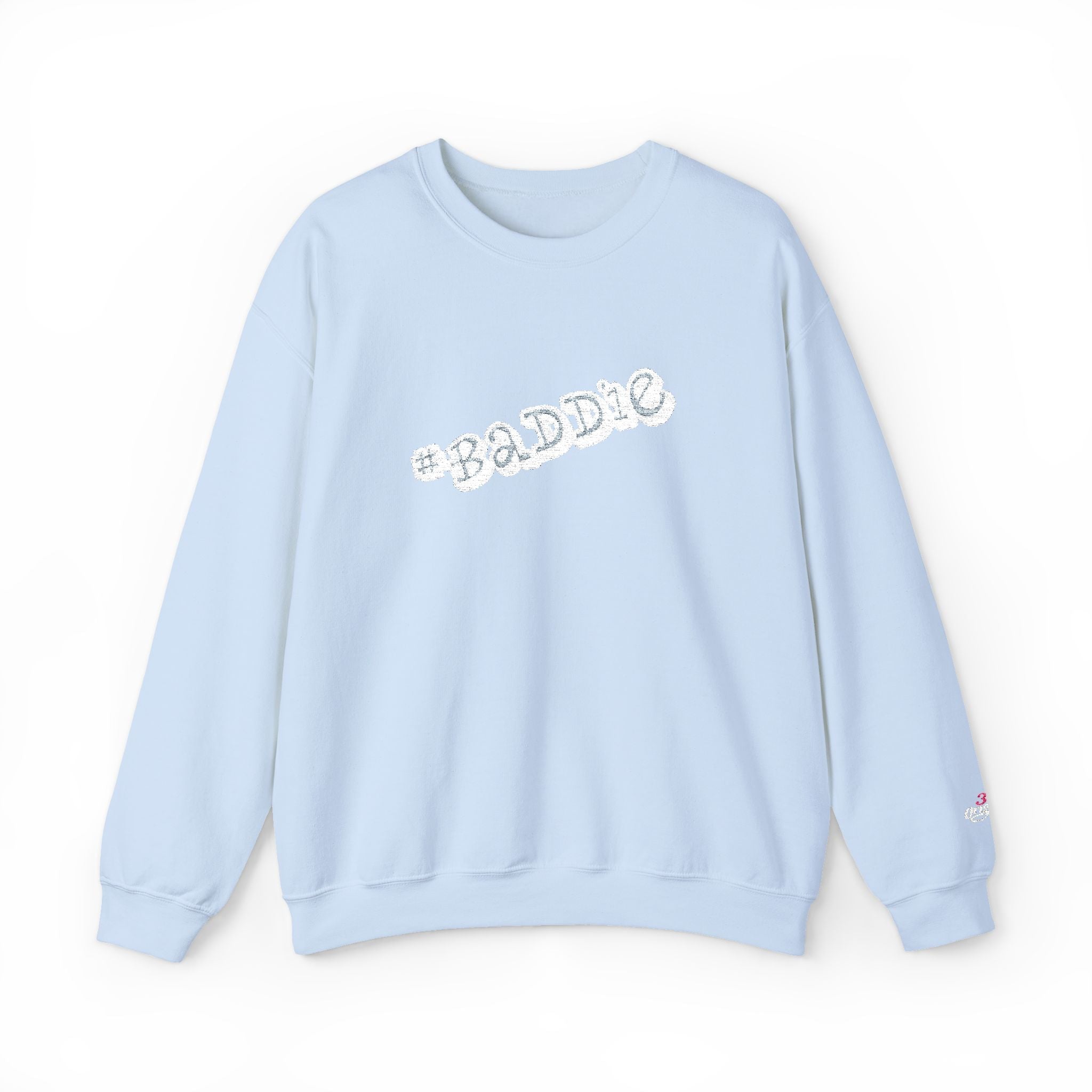 Cloud Script Crewneck Sweatshirt — White Script Logo Cozy Pullover - 314 Originals
