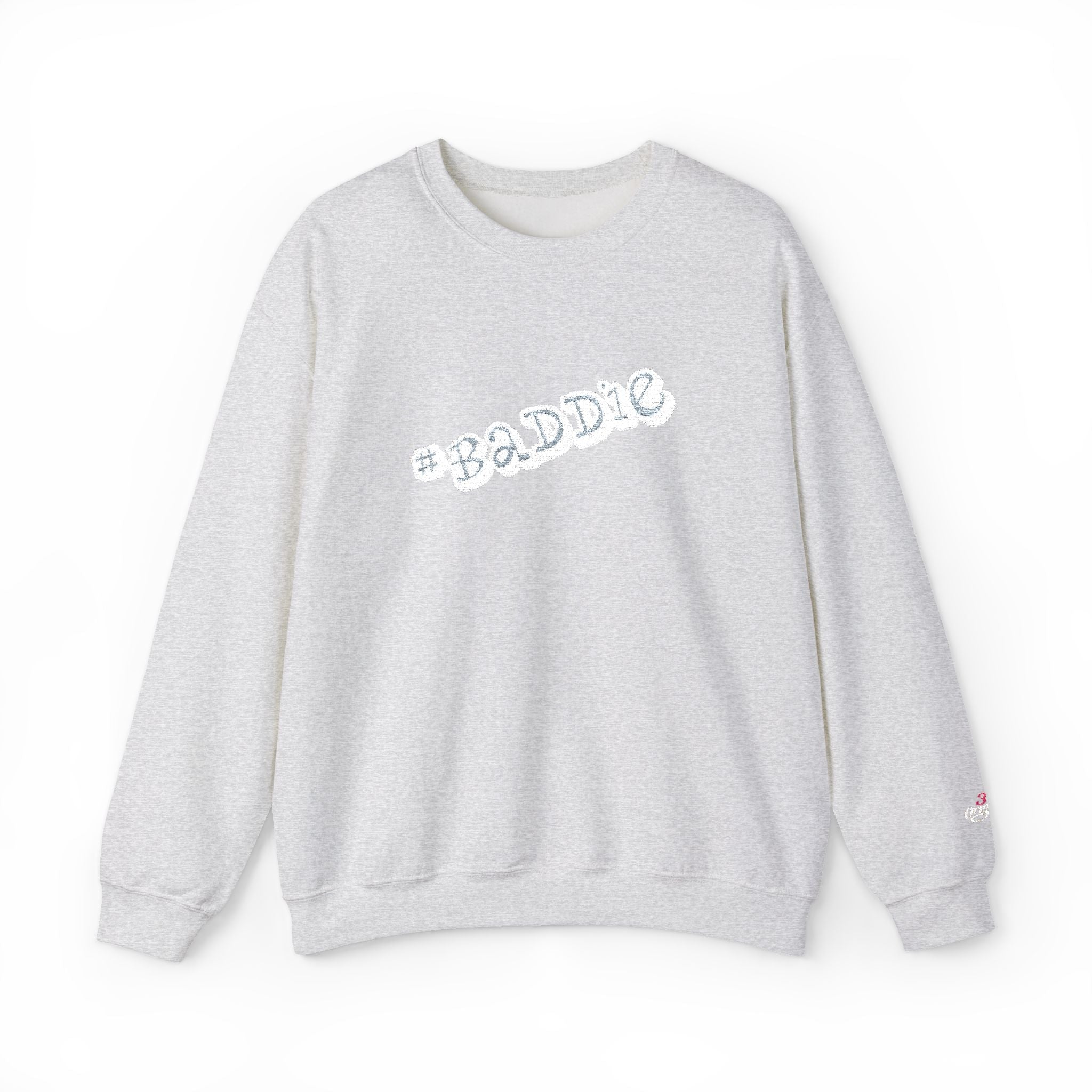 Cloud Script Crewneck Sweatshirt — White Script Logo Cozy Pullover - 314 Originals