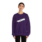 Cloud Script Crewneck Sweatshirt — White Script Logo Cozy Pullover - 314 Originals