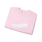 Cloud Script Crewneck Sweatshirt — White Script Logo Cozy Pullover - 314 Originals