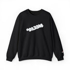 Cloud Script Crewneck Sweatshirt — White Script Logo Cozy Pullover - 314 Originals