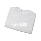 Cloud Script Crewneck Sweatshirt — White Script Logo Cozy Pullover - 314 Originals