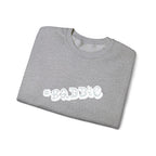 Cloud Script Crewneck Sweatshirt — White Script Logo Cozy Pullover - 314 Originals