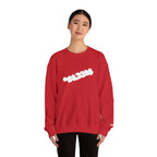 Cloud Script Crewneck Sweatshirt — White Script Logo Cozy Pullover - 314 Originals