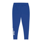Dark Blue Plus Size Leggings — Subtle Side Script Graphic, Comfortable Everyday Activewear - 314 Originals