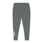 Dark Grey Plus Size Leggings — Subtle Side Script Graphic, Comfortable Everyday Activewear - 314 Originals