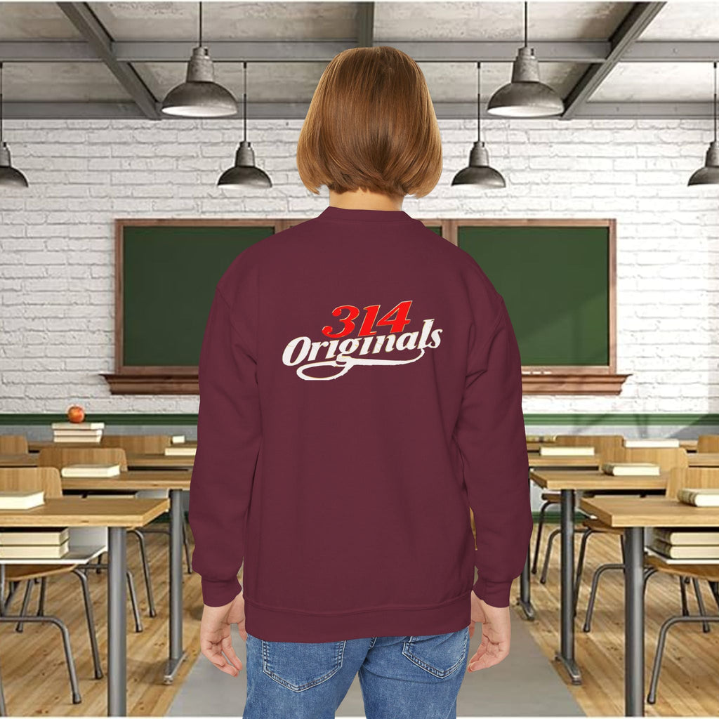 'DOPE' Varsity Graphic Youth Crewneck Sweatshirt - 314 Originals
