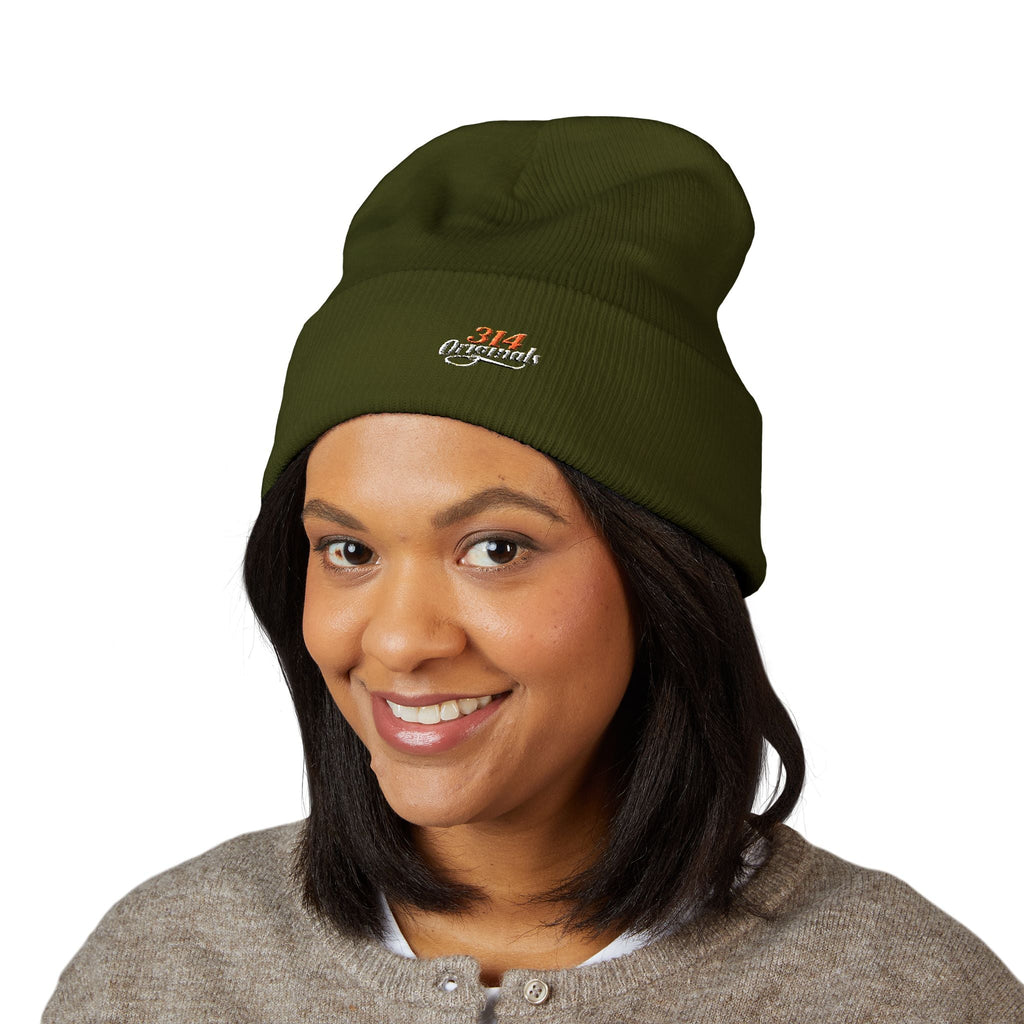 Embroidered '314 Originals' Classic Cuffed Beanie — Knit Winter Hat - 314 Originals