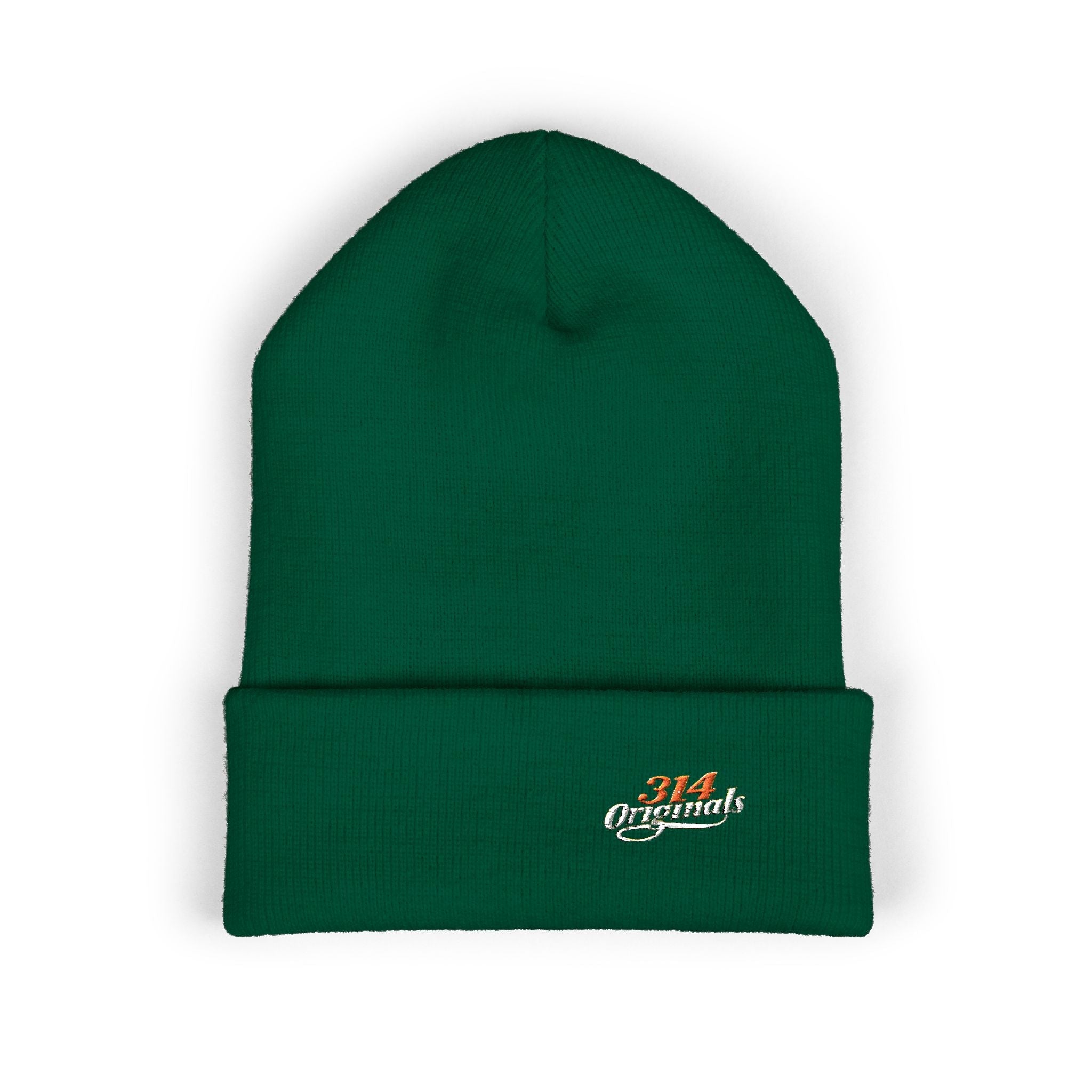 Embroidered '314 Originals' Classic Cuffed Beanie — Knit Winter Hat - 314 Originals