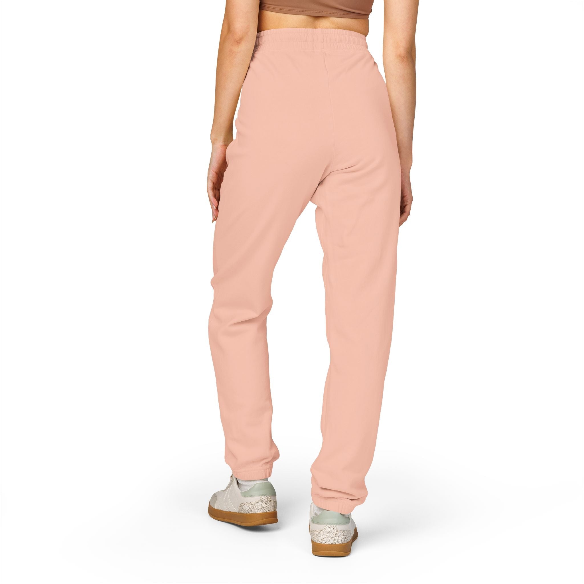Embroidered Fleece Sweatpants — Soft Garment-Dyed Lounge Joggers - 314 Originals