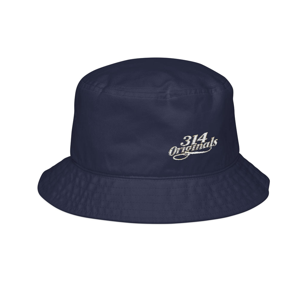 Embroidered Floral Script Bucket Hat - 314 Originals