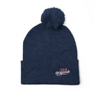 Embroidered Pom-Pom Knit Cap — '314 Originals' Beanie - 314 Originals
