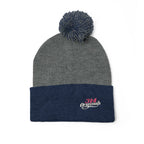 Embroidered Pom-Pom Knit Cap — '314 Originals' Beanie - 314 Originals