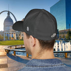 Embroidered "St. Louis" Closed-Back Structured Cap — Baseball Hat with 314 Retro Logo - 314 Originals
