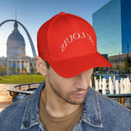 Embroidered "St. Louis" Closed-Back Structured Cap — Baseball Hat with 314 Retro Logo - 314 Originals