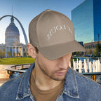 Embroidered "St. Louis" Closed-Back Structured Cap — Baseball Hat with 314 Retro Logo - 314 Originals