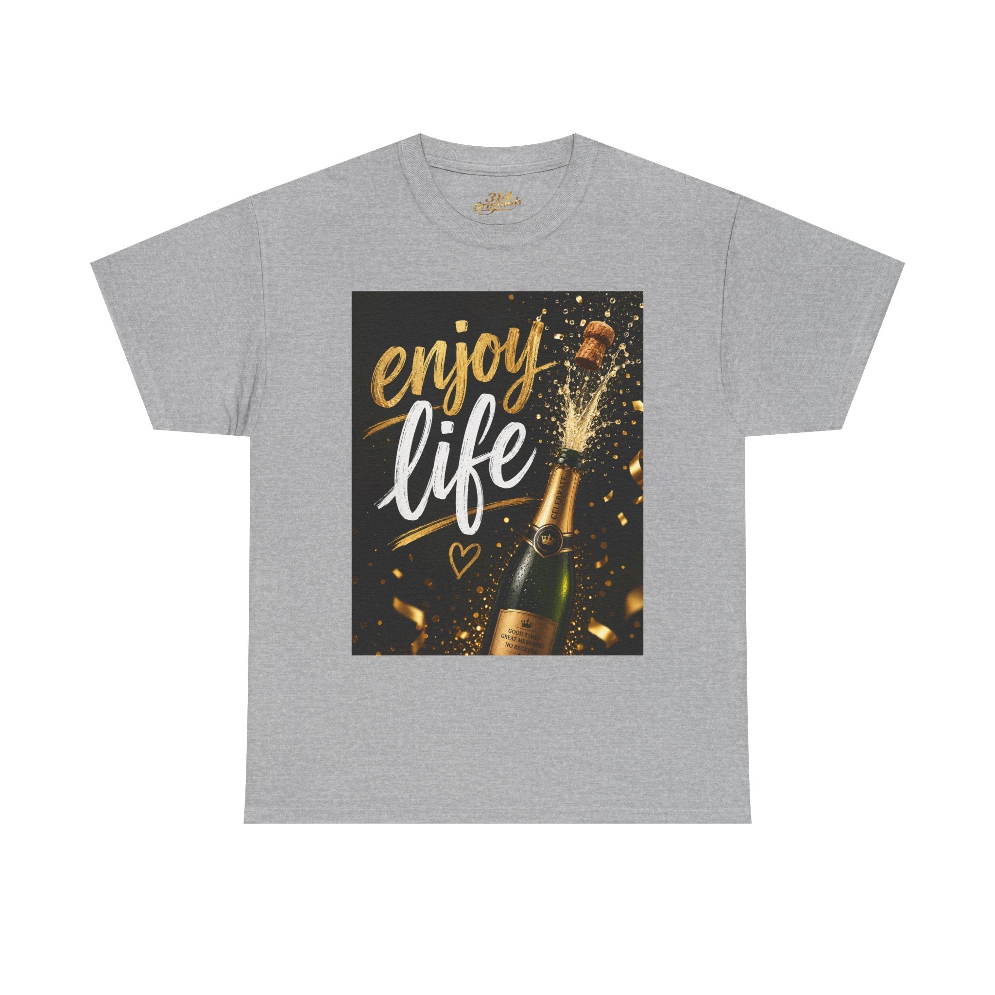 "Enjoy Life" Unisex Heavy Cotton Tee - 314 Originals