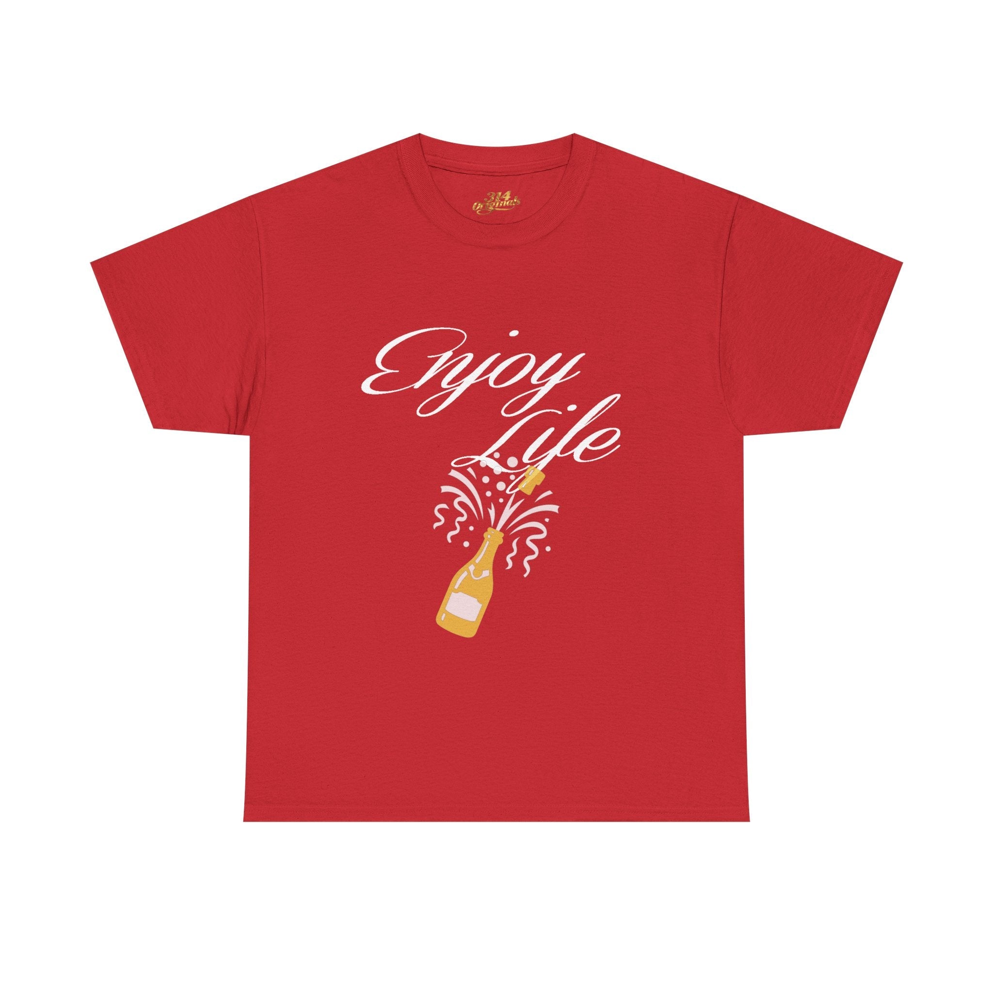 "Enjoy Life" Unisex Heavy Cotton Tee - 314 Originals