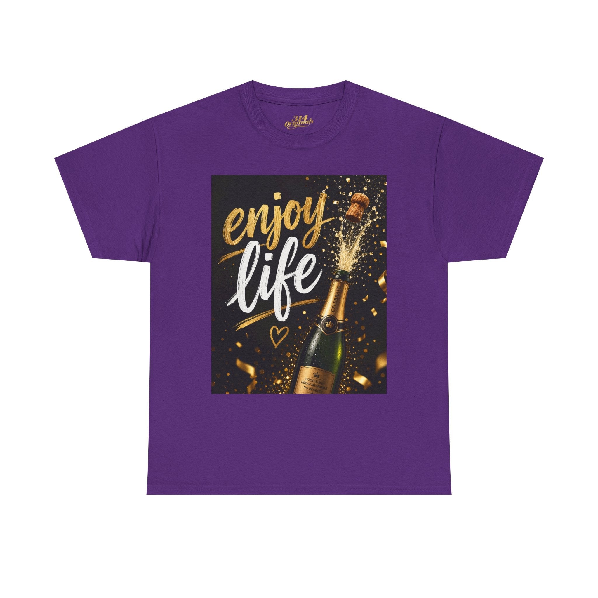 "Enjoy Life" Unisex Heavy Cotton Tee - 314 Originals