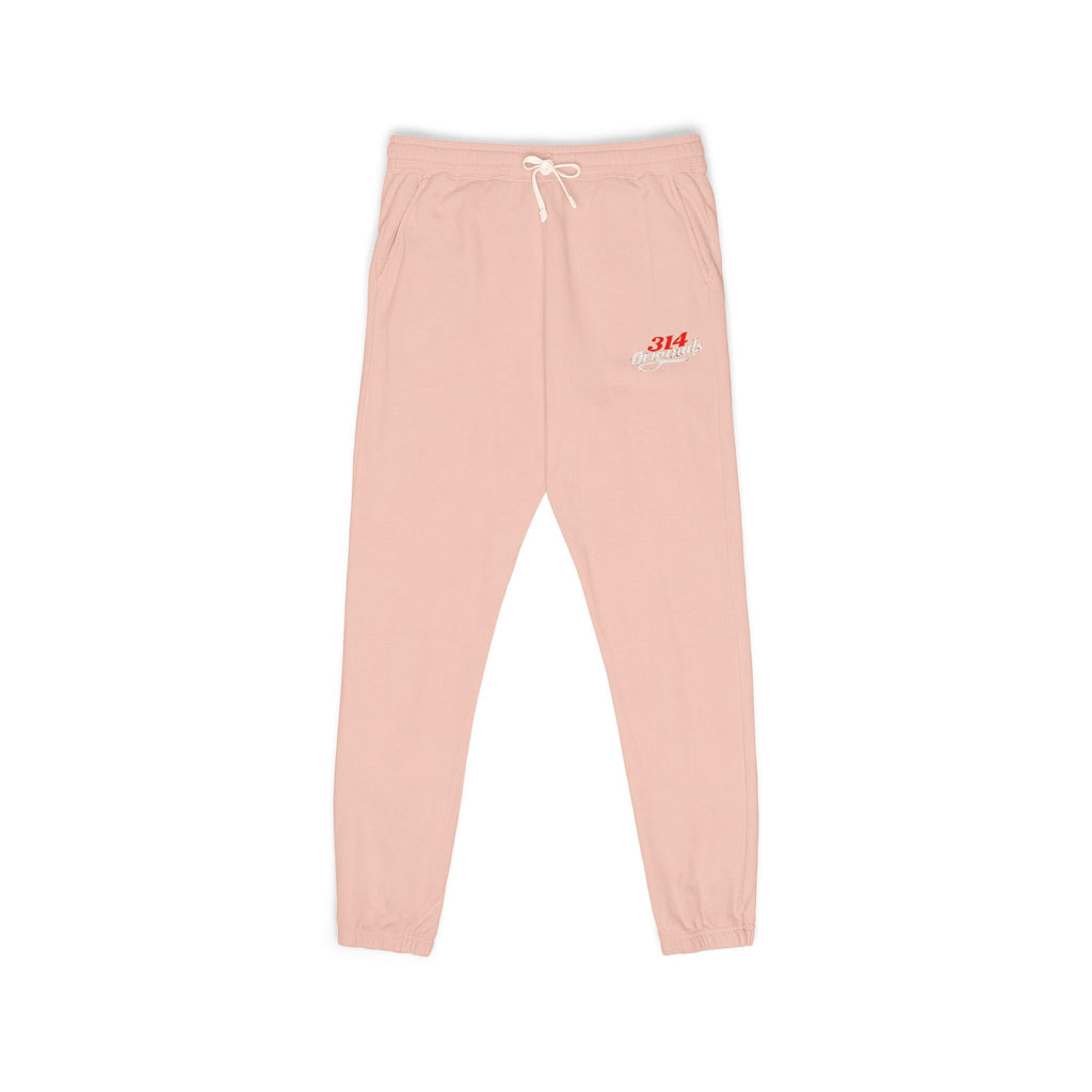 Fleece Sweatpants with Retro Script Chest Logo - 314 Originals