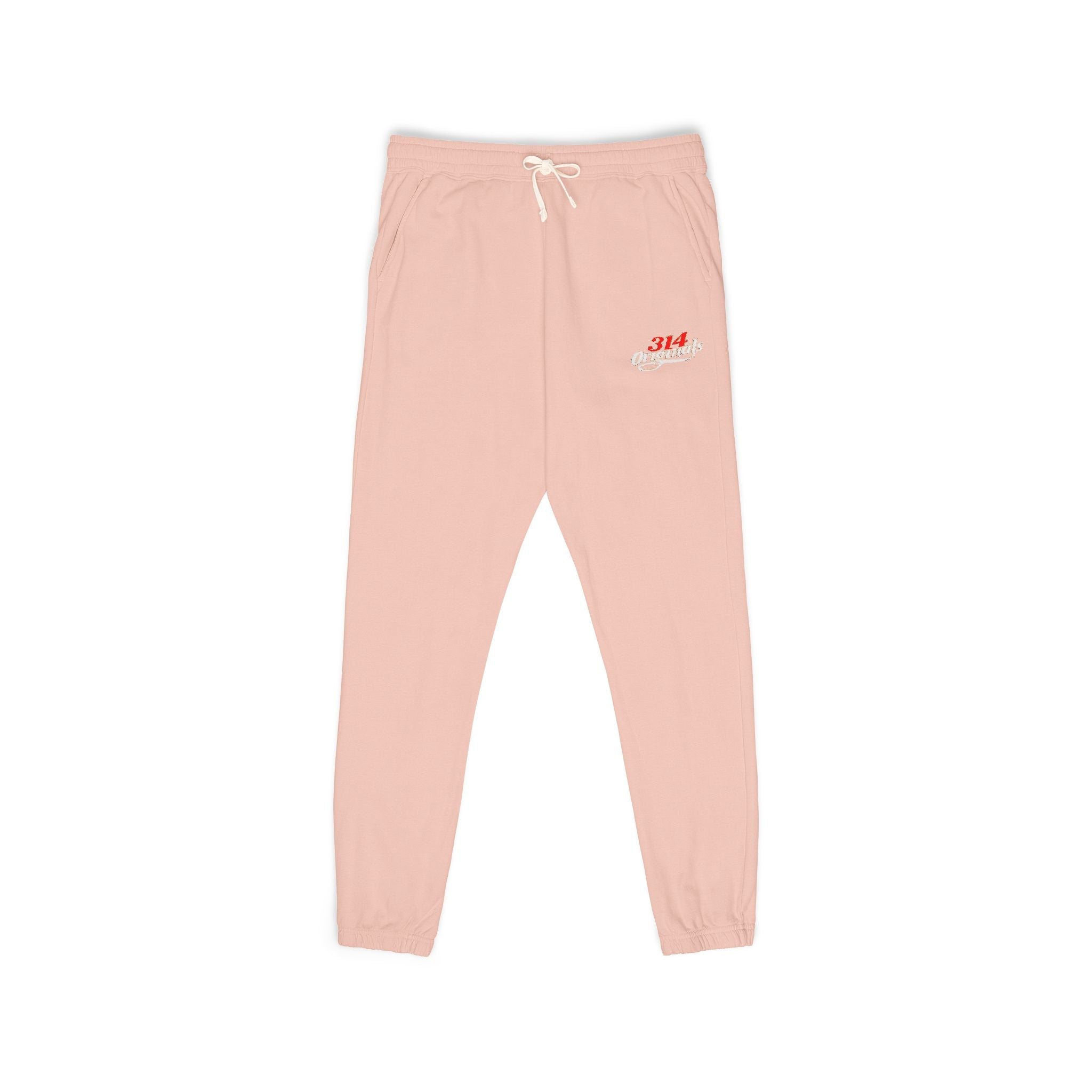Fleece Sweatpants with Retro Script Chest Logo - 314 Originals