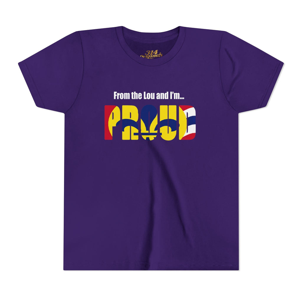 "From the Lou and I'm... Proud" St. Louis Flag Kids Shirt - 314 Originals