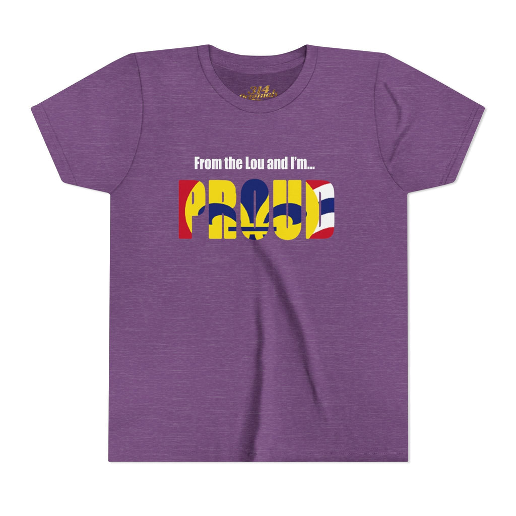 "From the Lou and I'm... Proud" St. Louis Flag Kids Shirt - 314 Originals