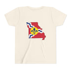 "From the Lou and I'm... Proud" St. Louis Flag Kids Shirt - 314 Originals