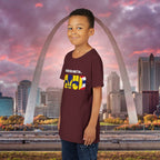 "From the Lou and I'm... Proud" St. Louis Flag Kids Shirt - 314 Originals