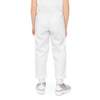 Girl's Joggers — '314 Originals' Graphic Sweatpants (White) - 314 Originals