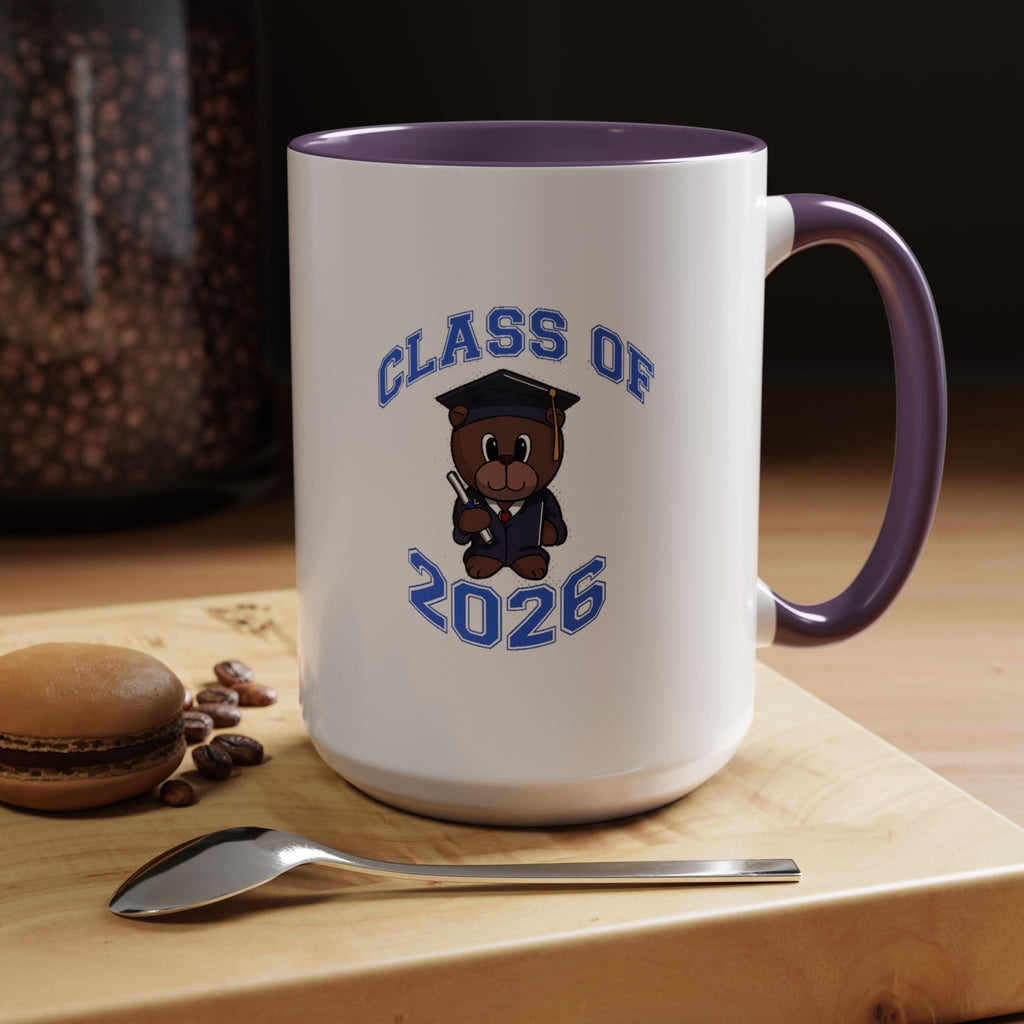 Graduation 2026 Accent Coffee Mug — Class of 2026 Grad Gift - 314 Originals