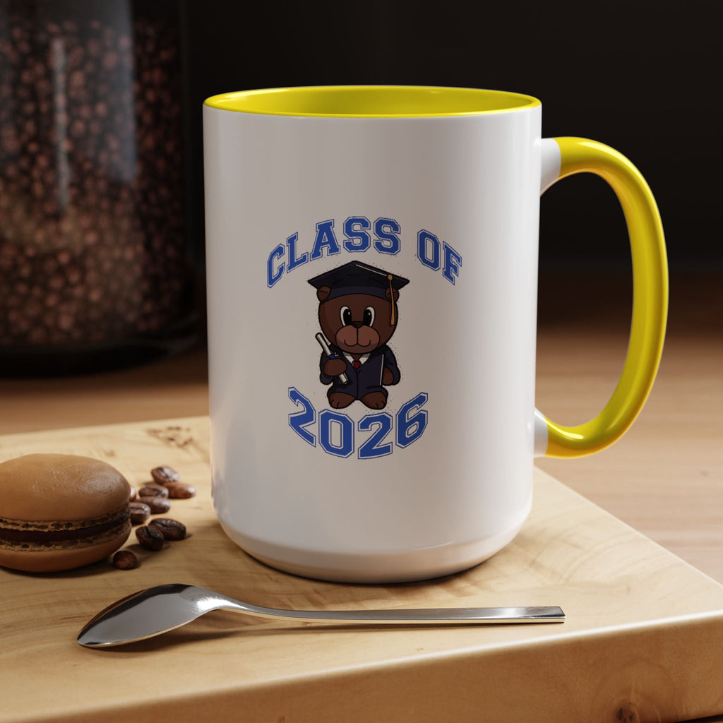 Graduation 2026 Accent Coffee Mug — Class of 2026 Grad Gift - 314 Originals