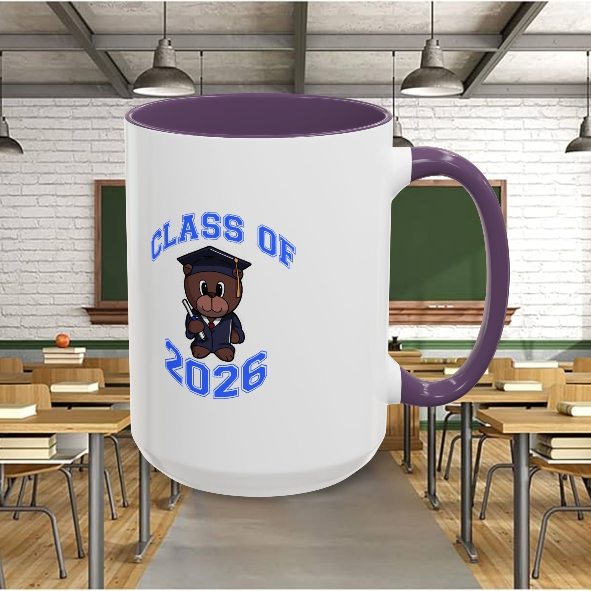 Graduation 2026 Accent Coffee Mug — Class of 2026 Grad Gift - 314 Originals